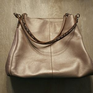 Beautiful gold Coach purse